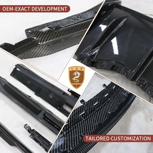 アウディ R8用ボディキット 旧型→新型スタイル変更 FRP+PP素材 フロントバンパー サイドスカート リアリップ グリル スポイラー ボディキット - Product Image 3