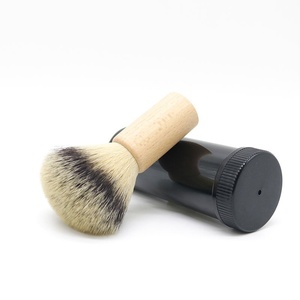 Brosse à barbe en poils <span class=keywords><strong>de</strong></span> bambou écologique, manche en bambou, brosse à raser professionnelle pour barbier, logo personnalisable, pour hommes, salon <span class=keywords><strong>de</strong></span> coiffure, usage domestique - Product Image 5