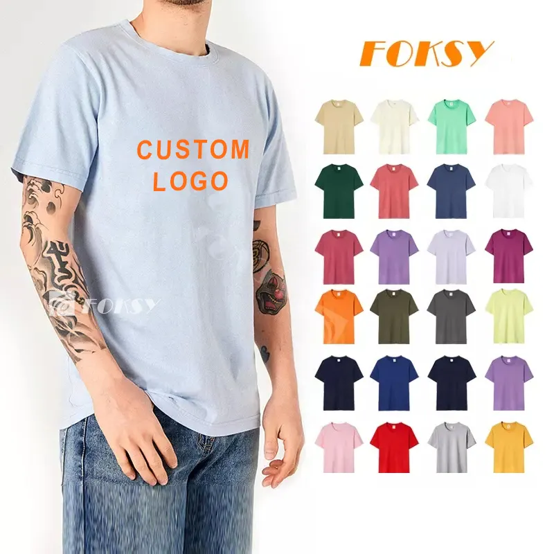Camiseta personalizada de tu propia marca, Dtg, 100% algodón, Unisex, Etiqueta Privada, corte y costura