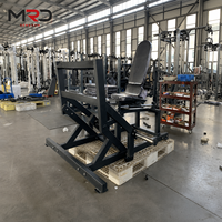 Machine à presser les mollets assise à charge libre pour la musculation des soleus et des gastrocnémies, idéale pour les salles de sport et les clubs de fitness