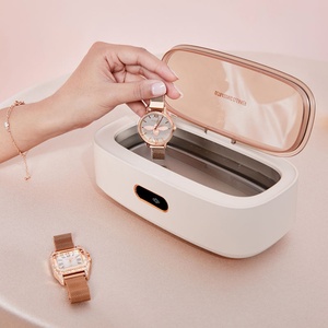 เครื่องทำความสะอาดเครื่องประดับอัลตราโซนิกอัตโนมัติแบบใช้พลังงานจาก USB สำหรับใช้ในบ้านและรถยนต์ สำหรับทำความสะอาดแก้ว จุกนม แปรงแต่งหน้า ดีไซน์สไตล์เกาหลี - Product Image 2