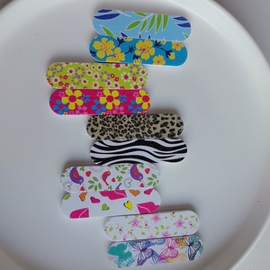 New Arrive 100 Pieces Colorful Mini Double Sided Nail File Boards Fingernail Tools for Nail Art Use Supplier