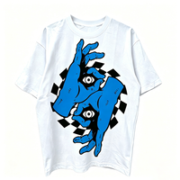 Chemise streetwear surdimensionnée personnalisée pour hommes, fabricants de t-shirts imprimés tendance en Chine