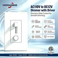 Interruptor de Pared Hooanke de 110V CA a 12/24V con Controlador Integrado