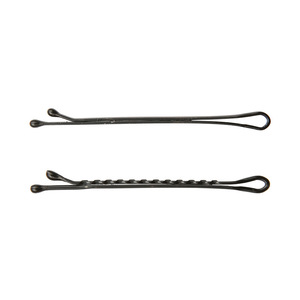 Pinzas para el Cabello Negras de 5.5cm, Pasadores Metálicos Pequeños para Uso Diario, Adornos para el Cabello para Maquillaje y Estudio, en Caja, Cabeza Redonda, 60 Piezas - Product Image 2