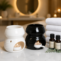 Offre Spéciale – Brûleur d'encens et diffuseur d'huiles essentielles en céramique pour bougies chauffe-plat, cires parfumées et huiles aromatiques