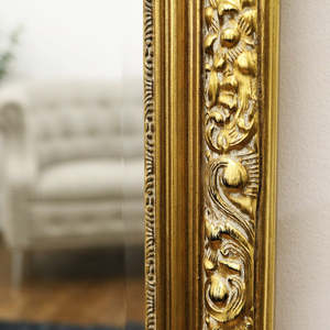 Wholesale Luxury Large <strong>Mirror</strong> for Living <strong>Room</strong> Gold Wooden Framed Full Length <strong>Mirror</strong> Wall Mouted <strong>Big</strong> Floor <strong>Mirror</strong> - Product Image 5