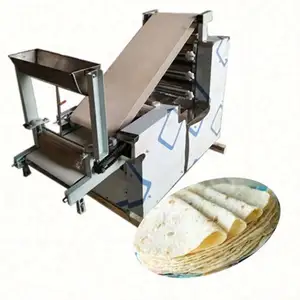 Tabletop 10Cm Tortilla Wrap Elektrik Dough Sheeter Pita Frozen Paratha Machine Press Maker Otomatis Roti Membuat Mesin USA