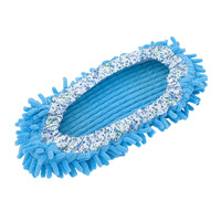 Chaussettes de balai à poussière en microfibre réutilisables et lavables, chaussons de nettoyage de sol, chiffon de nettoyage en microfibre pour la maison