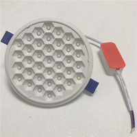 Spot lumineux LED circulaire encastrable pour l'intérieur, luminaire décoratif de plafond, idéal pour un salon