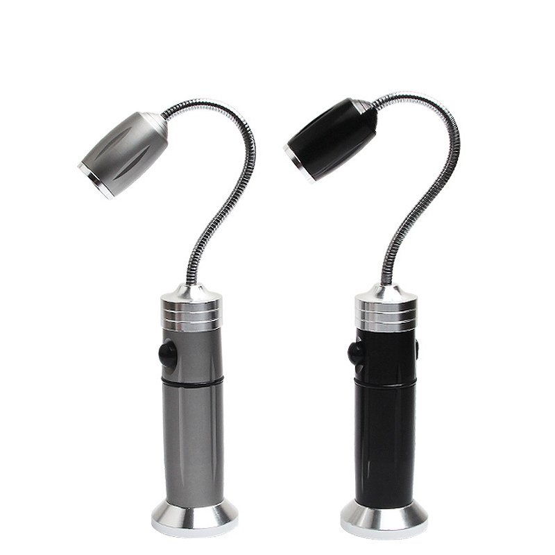 9LED 3* Battery Professional Working Light Lamp Led Flexible Work Aluminum Alloy Led Flexible Magnetic Work Light