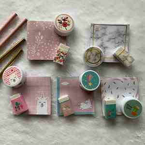Creative Student Notebook Stationery Set Gift with Rubber Sharpener and Pencil Five-pieces Set - Product Image 2
