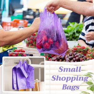 Bolsas de Plástico para Camisetas al por Mayor con Asas para Pequeños Negocios, Comercio Minorista, Supermercados, Mercancía, Tiendas de Conveniencia - Product Image 5