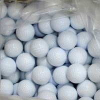 Promo OEM Ballons de golf personnalisés imprimés, mini balles d'entraînement en PU Surlyn, compétition professionnelle, 3 couches, dureté 90-105, diamètre 42,6 mm