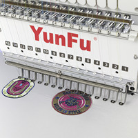 Machine à broder automatique à 12 aiguilles pour casquettes et t-shirts, avec noyau de couture et moteur inclus, pour l'industrie du vêtement