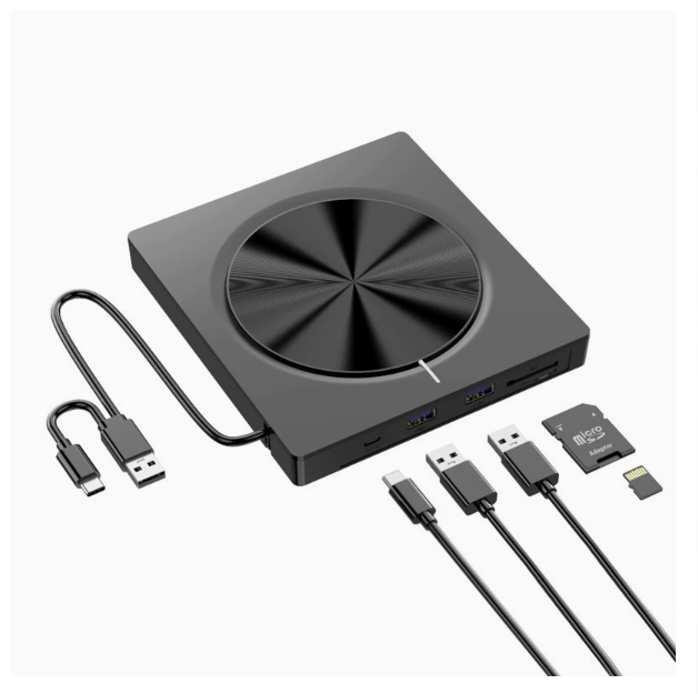 External USB 3.0/Type-C DVD-RW Portable Optical Drive, DVD-ROM Burner, DVD Drive