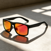 Lunettes de soleil sport polarisées UV400 pour hommes, monture carrée en PC, idéales pour la course et les activités de plein air – Collection 2026