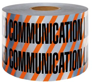 Chất lượng cao màu đỏ và trắng nguy hiểm in phát hiện ngầm cảnh báo băng cho cáp quang - Product Image 1