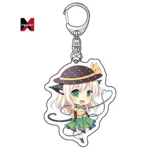 Anime <span class=keywords><strong>Touhou</strong></span> Project llavero Hakurei Reimu Kirisame Marisa Flandre Scarlet Remiria Sukareto acrílico colgante Aleación de moda - Product Image 6