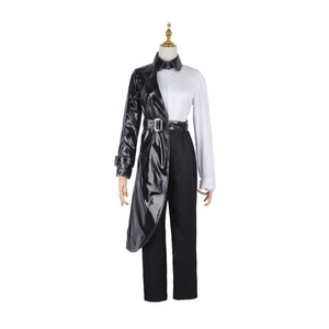 Costume de cosplay <span class=keywords><strong>Cruella</strong></span> De Vil noir et blanc, livraison directe pour Halloween - Product Image 5