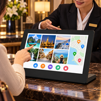 Tablette Android 15,6 pouces en forme de L pour conciergerie d'hôtel, RK3566, écran tactile Full HD, affichage d'informations avec WiFi, Bluetooth, RJ45 et caméra