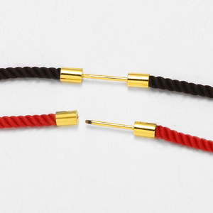 Meistverkaufte Bunte Handgewebte Luxus Unisex DIY Halskette Lanyard Zubehör Seil-Halskette - Product Image 5