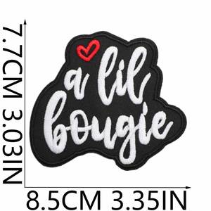 Patch brodé thermocollant « A Lil Bougie » - Vente flash - Product Image 3