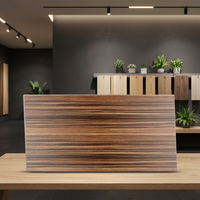 Panneau composite en aluminium incombustible moderne de 4 mm, revêtement PVDF, revêtement mural extérieur pour hôtel, cuisine, bâtiment résidentiel