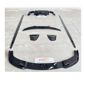 XLstyling Voiture Pare-chocs Avant Séparateur Lèvre Arrière Diffuseur Spoiler Fenêtre Obturateur pour BMW <span class=keywords><strong>E60</strong></span> Mtech - Product Image 1