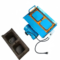 Ligne de production de briques non cuites manuelles électriques simples Machine à haut rendement opération facile moule de bloc de béton à emboîtement creux
