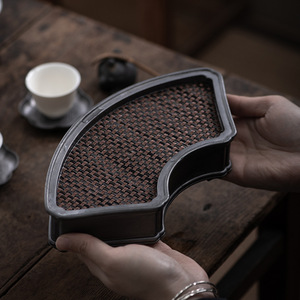 Antique Tin Teapot Stand Irregular Shape Water Storage <b>Tea</b> Tray For Kung Fu <b>Tea</b> <b>Set</b> - Product Image 1