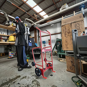 Od4514 भारी शुल्क स्टील पेट्रोल स्कूटर तेल ड्रम चल समायोज्य चलती टूल गाड़ी और ट्रॉली - Product Image 5