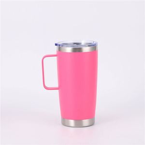 แก้วกาแฟสแตนเลสขนาด 20 ออนซ์ ฝาปิดแบบเลื่อน ป้องกันการหก เหมาะสำหรับเป็นของขวัญส่งเสริมการขาย สั่งทำโลโก้ได้จำนวนมาก รุ่น ASM26 - Product Image 2
