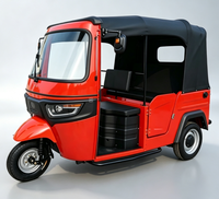Triciclo Eléctrico Comercial para Pasajeros con Llanta de Hierro y Gran Capacidad de Carga para Transporte Urbano y Suburbano