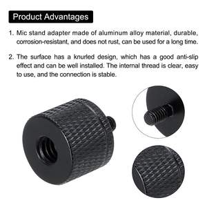 YEAH métal <span class=keywords><strong>M4</strong></span> femelle à 1/4 ''adaptateur de vis à filetage mâle pour support de microphone pour trépied de montage de caméra - Product Image 4