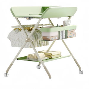 <span class=keywords><strong>Table</strong></span> <span class=keywords><strong>à</strong></span> <span class=keywords><strong>langer</strong></span> multifonctionnelle pliable en coton avec motif de dessin animé, lit de massage tactile pour nouveau-né, produits de soin pour bébé - Product Image 4