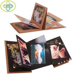 Precio bajo personalizado acordeón creativo plegable DIY álbum pegar Bao álbum de fotos regalos hechos a mano álbum de fotos