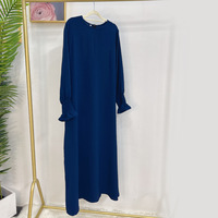 Multi Color Abaya 2024 Nouvelle Femme Vente en Gros Muslim Lady Long Sleeve Breathable Fancy Dress Palestinian Abaya