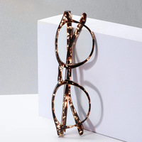 Lunettes de vue anti-reflets rétro DOISYER pour femmes, petites lunettes de protection contre la lumière bleue en TR90, motif imprimé