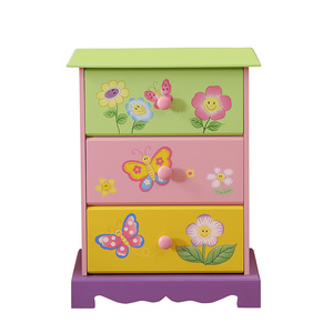 Modern <strong>Kids</strong> Furniture Storage Cabinets Hand Painted Wooden <strong>Chest</strong> of Drawers for Bedroom Use - Product Image 2