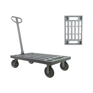 एओजेन ओम अनुकूलित मजबूत चार पहिया फोल्डेबल स्टील प्लेटफॉर्म हैंड ट्रक ट्रॉली 1000 किलोग्राम क्षमता उपकरण - Product Image 1