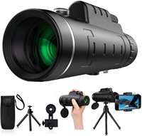 Télescope monoculaire haute puissance 40X60-Qualité professionnelle pour l'observation à longue portée, l'observation des oiseaux, les voyages (adultes)