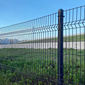 Panneau de clôture en treillis métallique 3D de haute qualité, revêtu de PVC, treillis métallique soudé galvanisé <span class=keywords><strong>pour</strong></span> clôture extérieure - Product Image 3