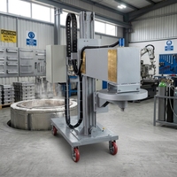 Unité mobile de purification et de dégazage de liquides en aluminium