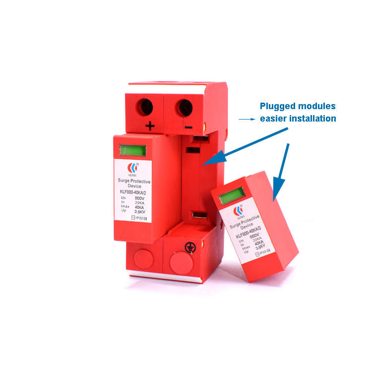 1000v Solar Photovoltaic DC Power Supply Spd/surge Protector Solar Surge Protector Device