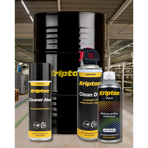 Spray detergente Kripton per la pulizia industriale di macchinari e attrezzature. Rimuove sporco, grasso e olio - Product Image 3