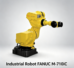 แขนหุ่นยนต์อุตสาหกรรม 6 แกน ยี่ห้อ Fanuc รุ่น M-710IC/50S รับน้ำหนักได้ 50 กิโลกรัม ความแม่นยำในการทำซ้ำ 0.03 มม. สำหรับงานขนถ่ายสินค้า - Product Image 1