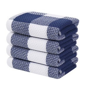 Paño de Cocina Rectangular <span class=keywords><strong>Beita</strong></span> de Alta Calidad, 100% Algodón, Secado Rápido, Color Sólido con Rayas Azules, para Hogar, Hotel y Restaurante - Product Image 3