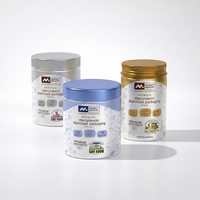 Boîte à Compléments Alimentaires Portable Mini en Aluminium 30ml 50ml, Pot à Pilules de Qualité Alimentaire, Contenant en Aluminium pour Emballage de Capsules de Soins de Santé