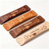 Machine d'emballage verticale multi-pistes à scellage 4 côtés pour sachets de poudre de café instantané, remplisseuse et scelleuse de sticks